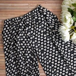 E.Vil Melted Hearts Palazzo Pants